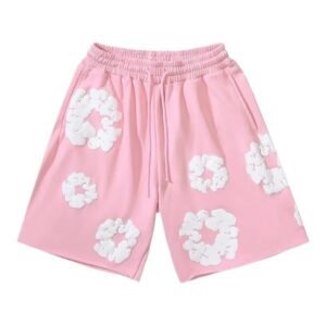 DENIM TEARS Floral Pink Shorts