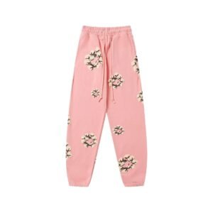 DENIM TEARS Floral Pink Sweatpants