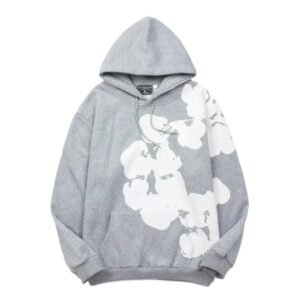 DENIM TEARS Printed Grey Hoodie