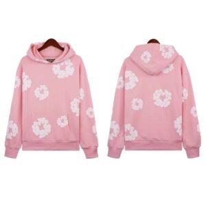 DENIM TEARS Printed Pink Hoodie