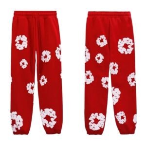 DENIM TEARS Retro Red Sweatpants