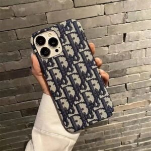 Dior classic monogram style phone case