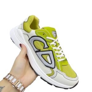 Dior fluorescent green retro sneakers