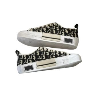 Dior monogram black and white sneakers