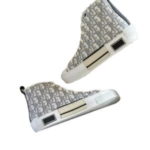 Dior monogram high-top trendy sneakers