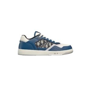 Dior retro-style blue and white sports shoes