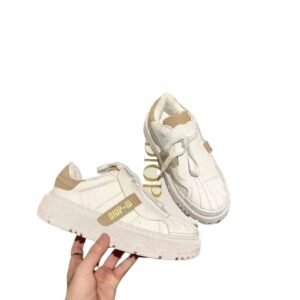 Dior white casual style thick-soled shoes