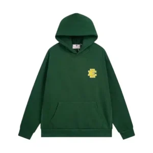Eric Emanuel sporty dark green sweatshirt