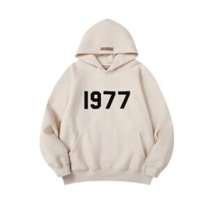 ESSENTIALS 1977 Minimalist Style Beige Sweatshirt