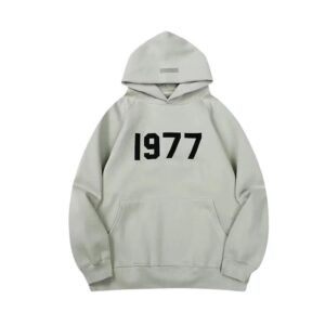 ESSENTIALS 1977 Minimalist Style Light Gray Sweatshirt