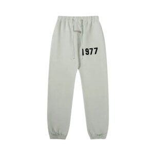 ESSENTIALS 1977 Simple Light Gray Sweatpants