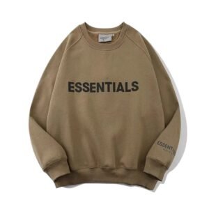 ESSENTIALS Basic Khaki Sweatshirt