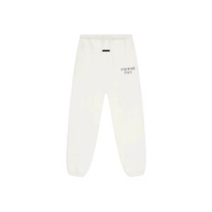 ESSENTIALS Basic White Sweatpants