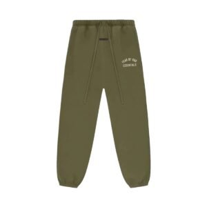 ESSENTIALS Casual Military Green Sweatpants