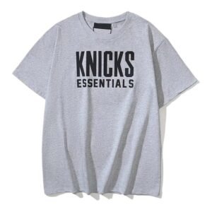 ESSENTIALS minimalist grey T-shirt