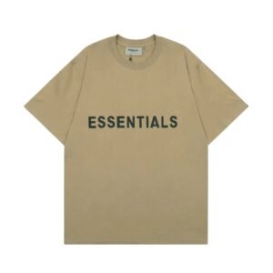 ESSENTIALS minimalist khaki T-shirt