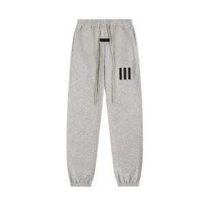 ESSENTIALS minimalist light gray sweatpants