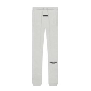 ESSENTIALS minimalist light gray sweatpants