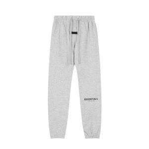 ESSENTIALS minimalist light gray sweatpants