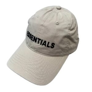 ESSENTIALS minimalist style beige hat