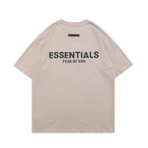 ESSENTIALS Minimalist Style Beige T-shirt