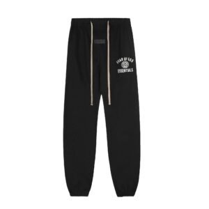 ESSENTIALS minimalist style black sweatpants