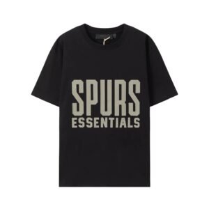 ESSENTIALS minimalist style black T-shirt