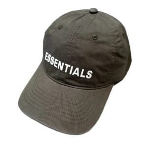 ESSENTIALS minimalist style dark gray hat