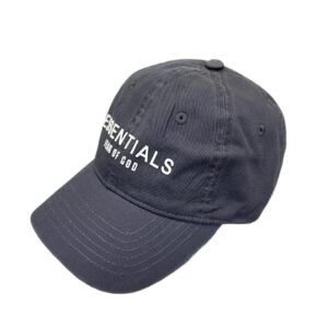 ESSENTIALS Minimalist Style Dark Grey Hat