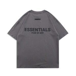 ESSENTIALS minimalist style grey T-shirt