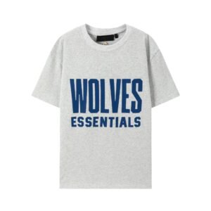 ESSENTIALS minimalist style grey T-shirt