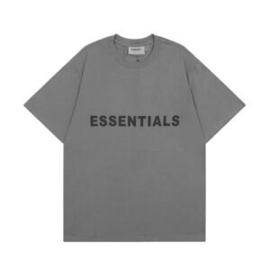 ESSENTIALS minimalist style grey T-shirt