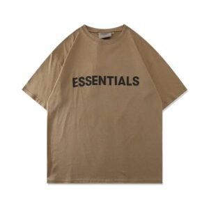 ESSENTIALS minimalist style khaki T-shirt