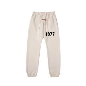 ESSENTIALS minimalist style off-white sweatpants