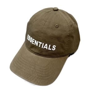 ESSENTIALS Minimalist Style Olive Green Hat