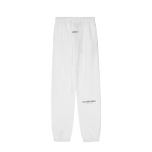 ESSENTIALS minimalist style white sweatpants