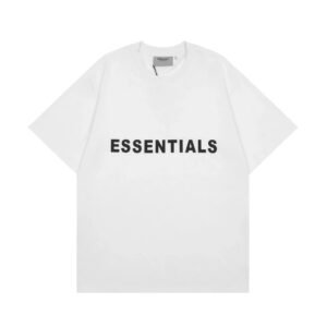 ESSENTIALS minimalist style white T-shirt