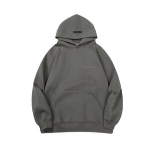 ESSENTIALS Simple Style Grey Hoodie