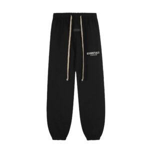 ESSENTIALS Trendy Brand Casual Black Sweatpants