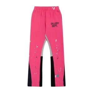 Gallery Dept Color - Blocking and Splashing Ink Style Pink Pants