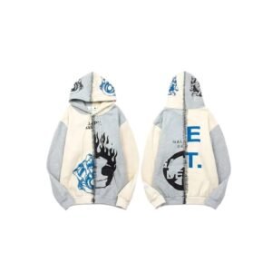 Gallery Dept Graffiti-style Color-blocked Hoodie