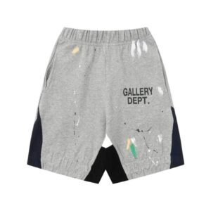 Gallery Dept Graffiti Style Grey Shorts
