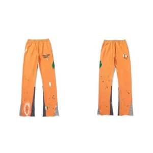 Gallery Dept Graffiti Style Orange Pants