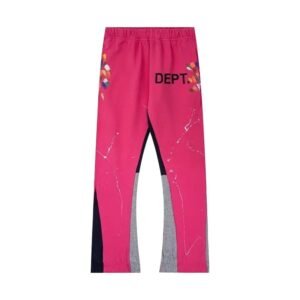 Gallery Dept Graffiti Style Rose Red Pants