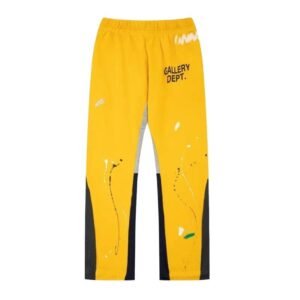 Gallery Dept Graffiti Style Yellow Trousers