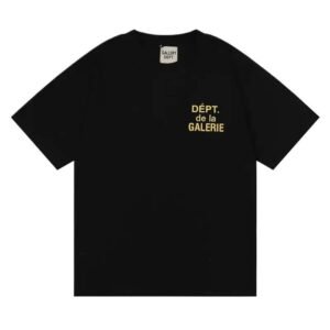 Gallery Dept minimalist style black T-shirt