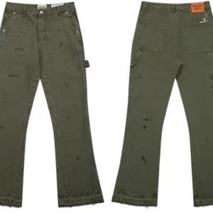 Gallery Dept Retro Style Olive Green Jeans