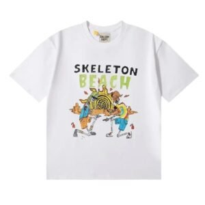 Gallery Dept Skeleton Beach Printed White T-shirt