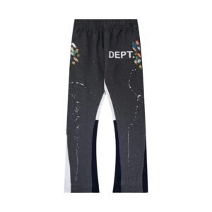 Gallery Dept Street Style Black and Grey Sports Pants