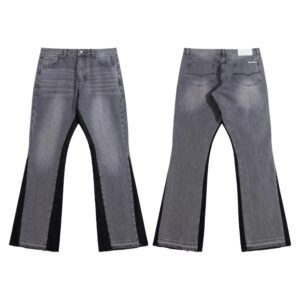 Gallery Dept. patchwork grey and black jeans